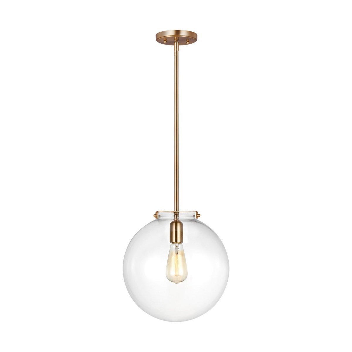 Suspension Kate - Laiton satiné 12" by Visual Comfort Studio | Luminaires & cie