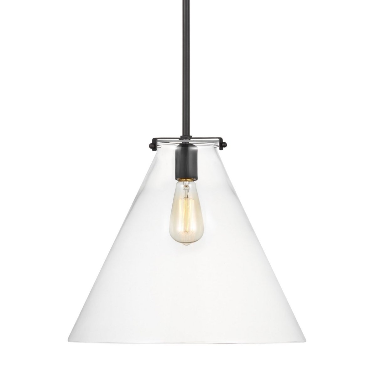 Suspension Kate - Nickel brossé 12" by Visual Comfort Studio | Luminaires & cie