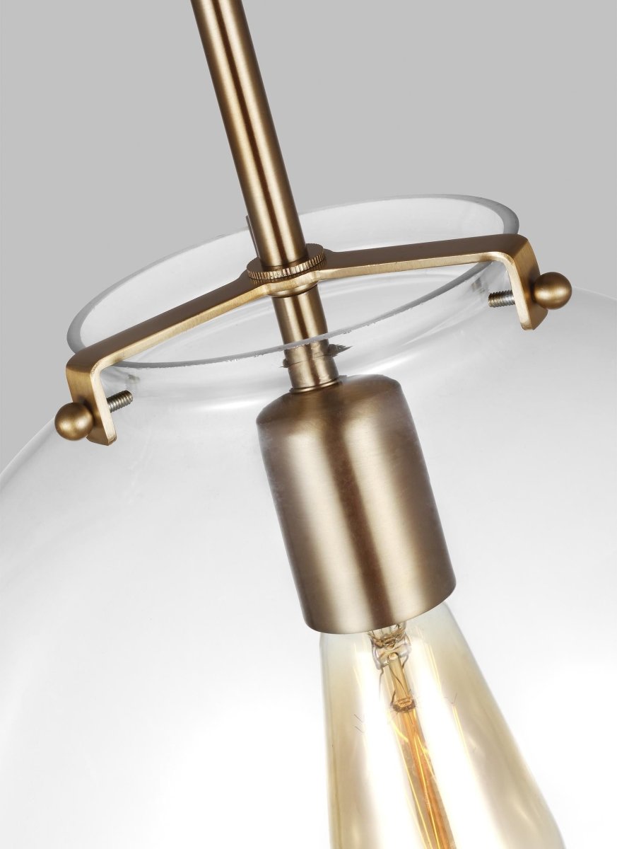Suspension Kate - Nickel brossé 12" by Visual Comfort Studio | Luminaires & cie