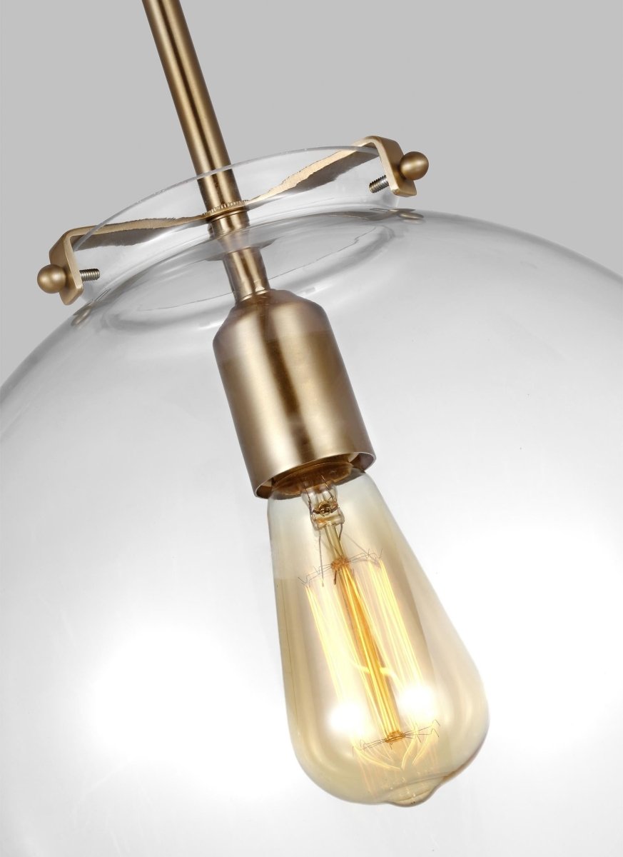 Suspension Kate - Nickel brossé 12" by Visual Comfort Studio | Luminaires & cie