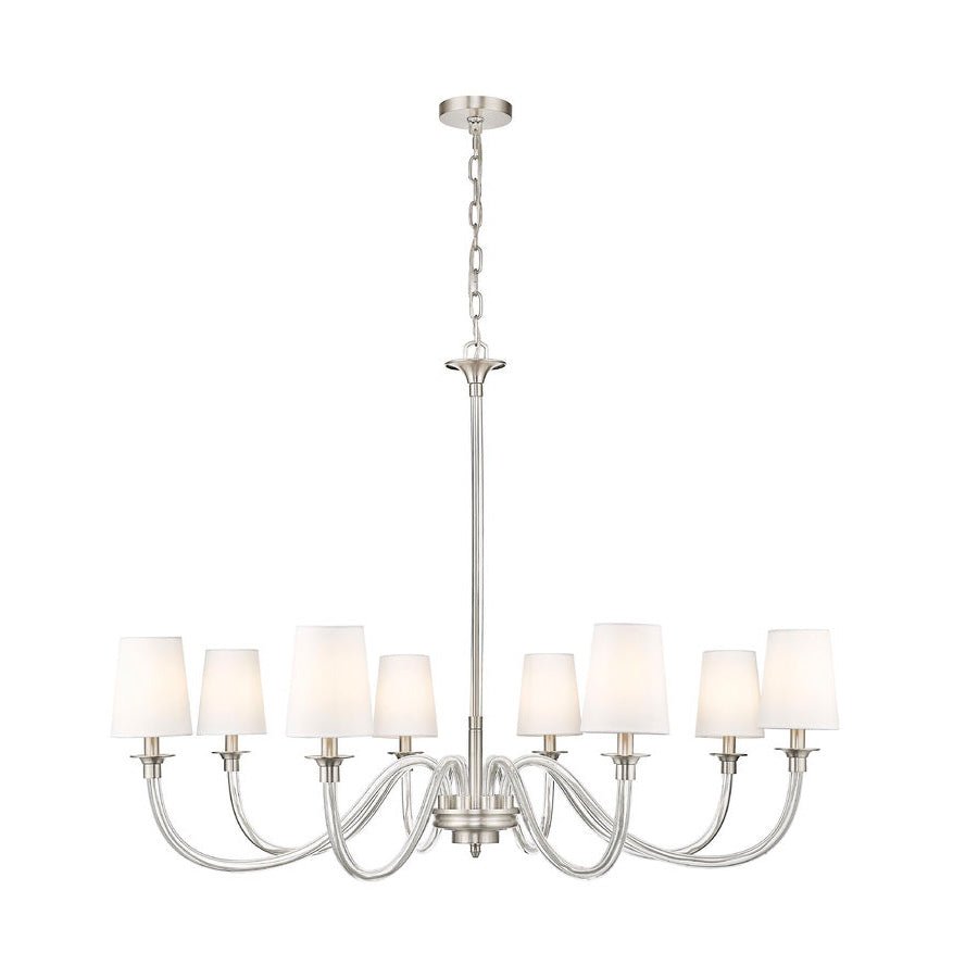 Suspension Katerina - Nickel brossé 46" by Z - Lite | Luminaires & cie