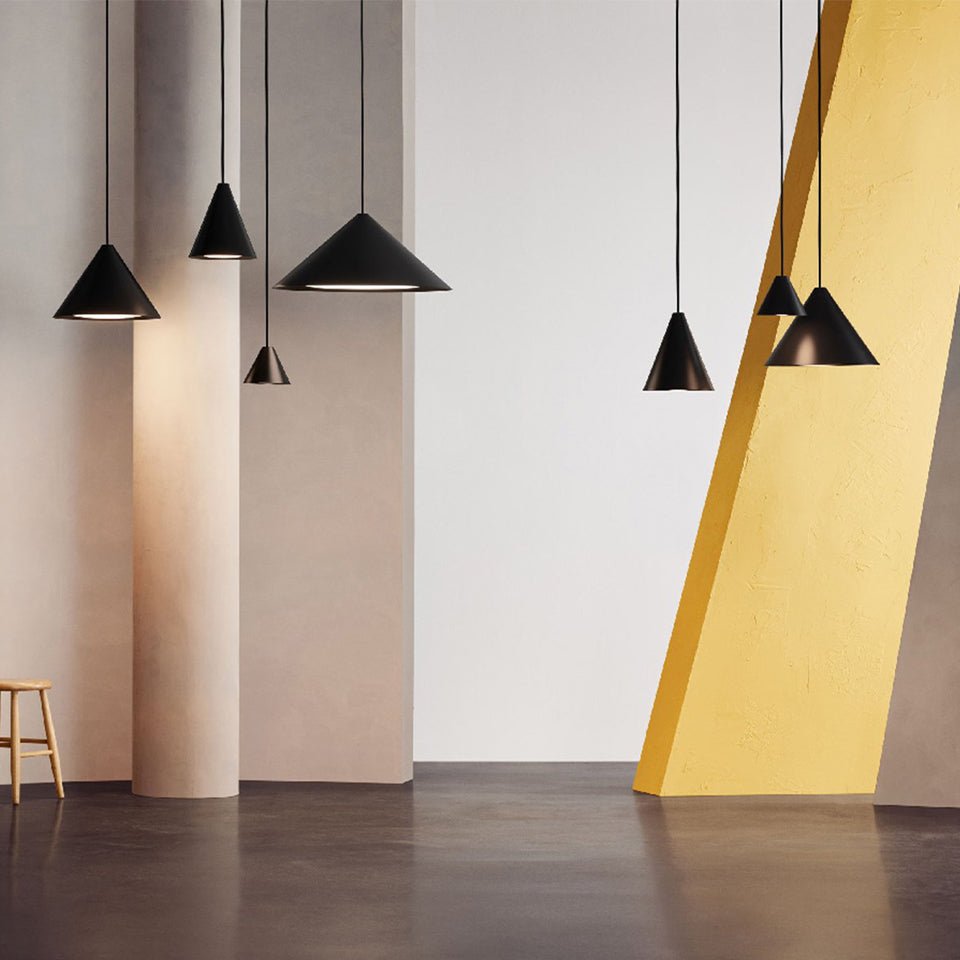 Suspension Keglen - 9.8" 3000K (Blanc Doux) Blanc by Louis Poulsen | Luminaires & cie