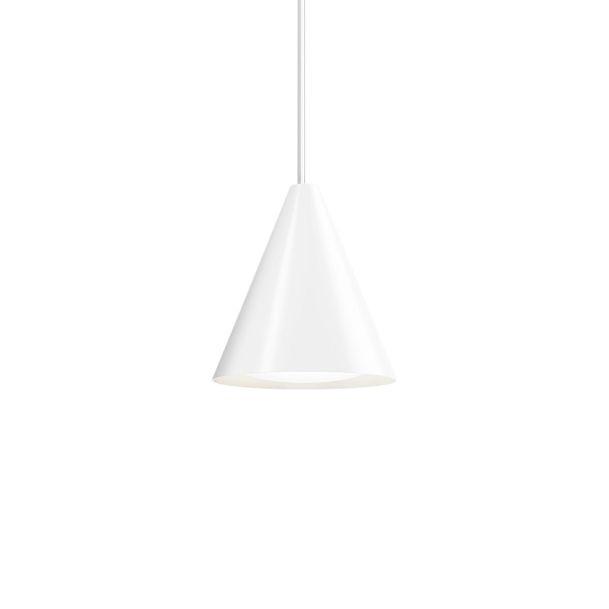Suspension Keglen - 9.8" 3000K (Blanc Doux) Blanc by Louis Poulsen | Luminaires & cie