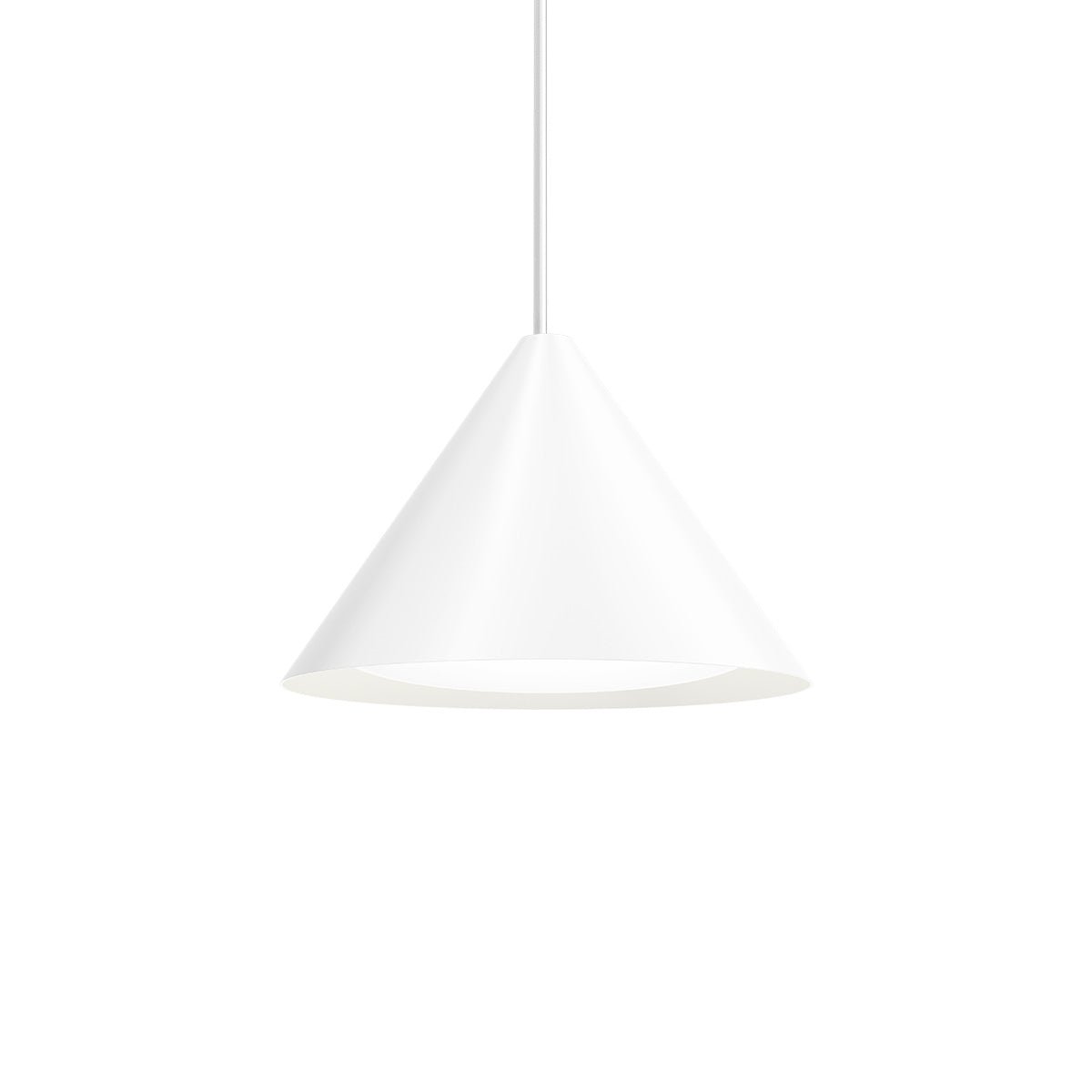 Suspension Keglen - 15.7" 3000K (Blanc Doux) Blanc by Louis Poulsen | Luminaires & cie