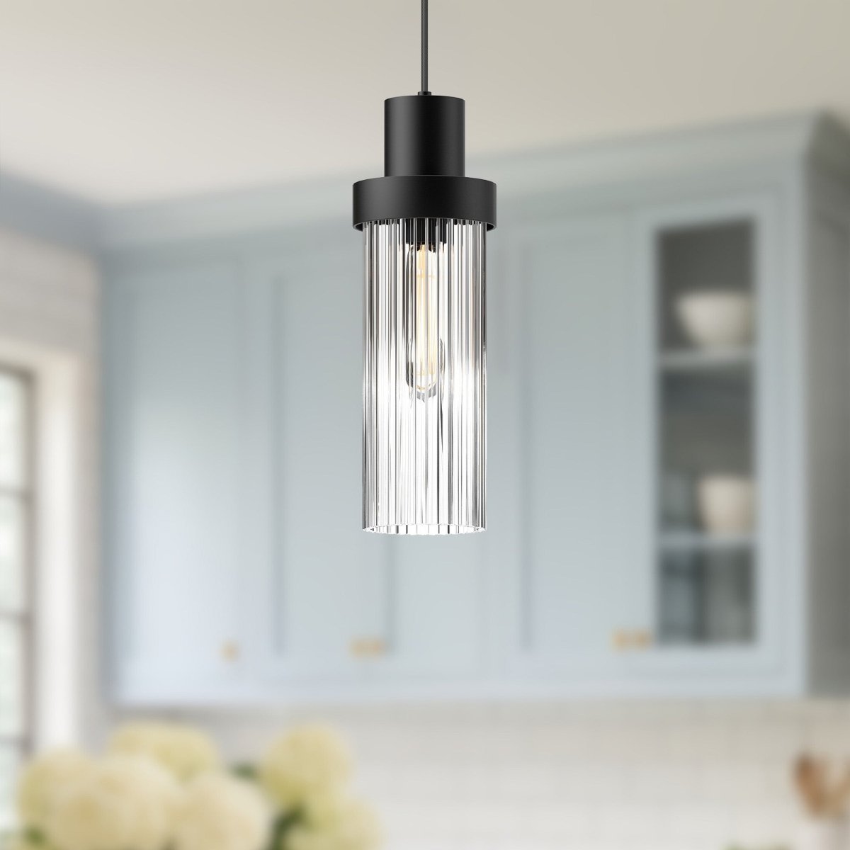 Suspension Kent - Noir mat by Alora Lighting | Luminaires & cie