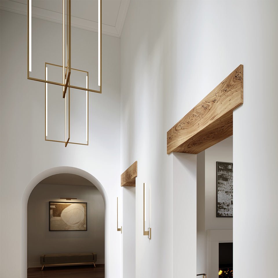 Suspension Kenway - Laiton naturel 42" by Tech Lighting | Luminaires & cie