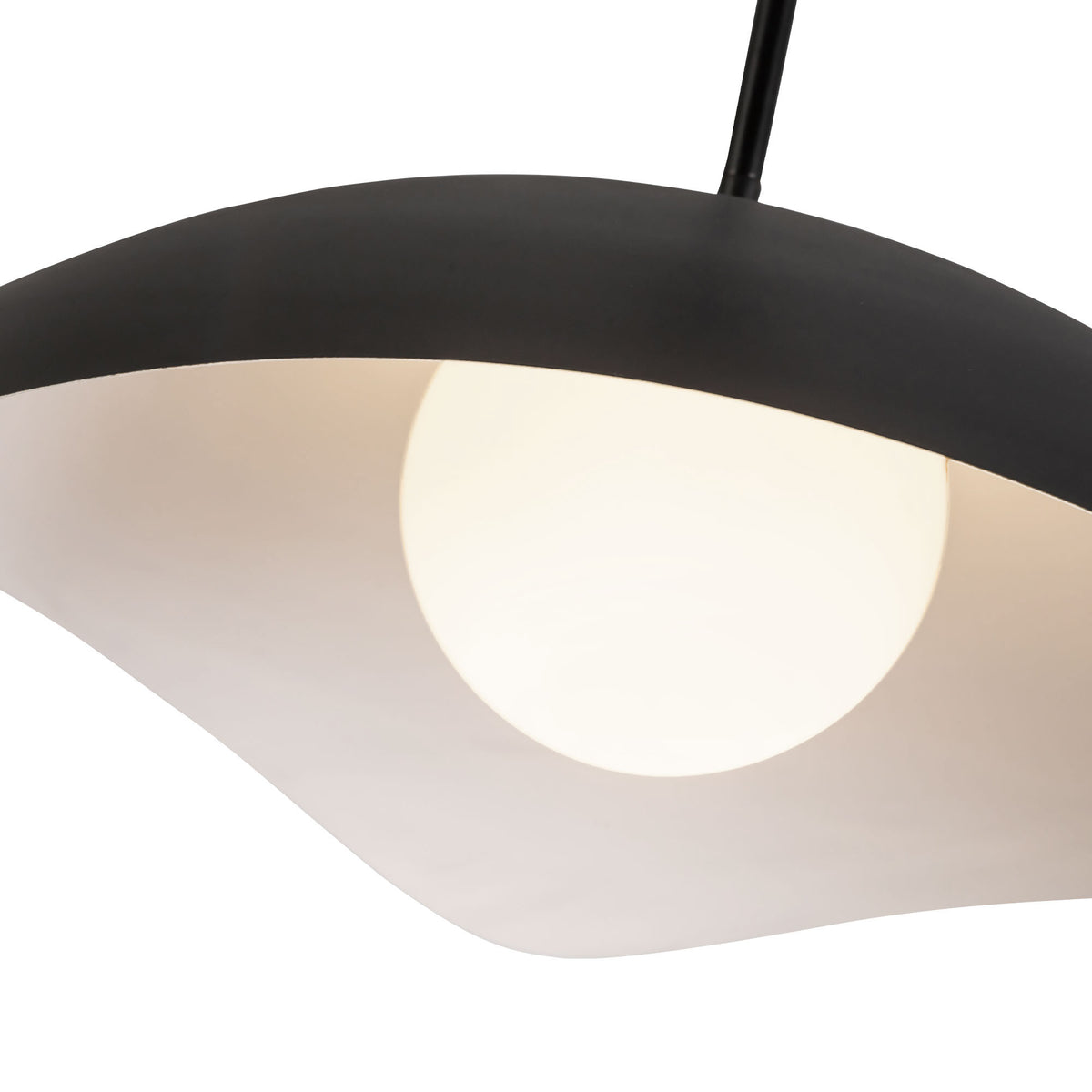 Suspension Kirby Noir – vue 3