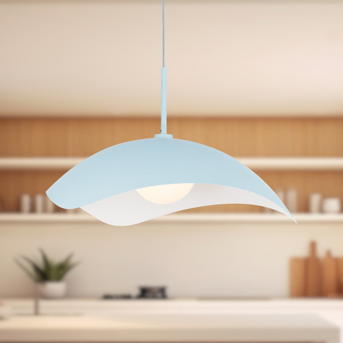 Suspension Kirby Bleu céruléen – vue 5