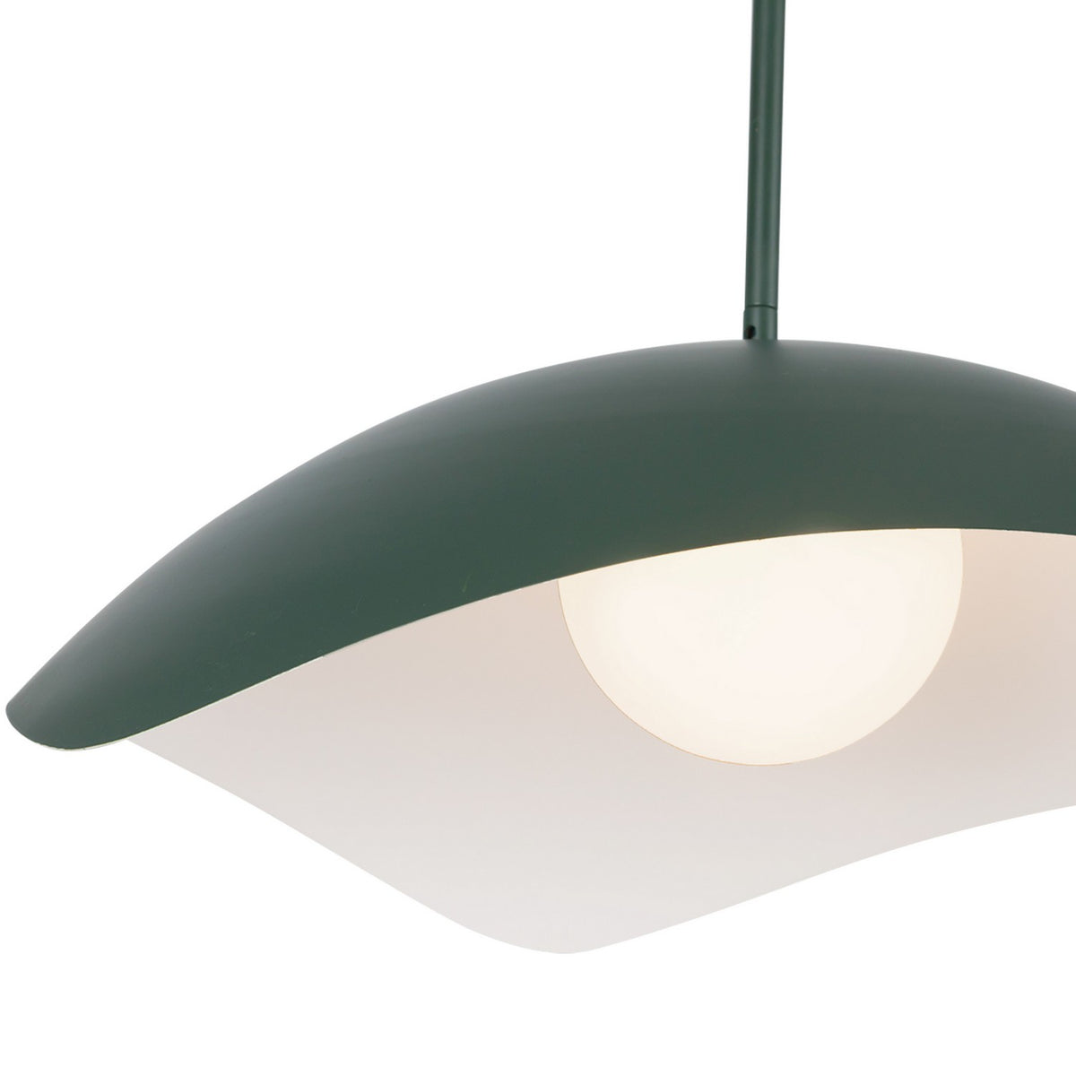Suspension Kirby Vert sapin – vue 3