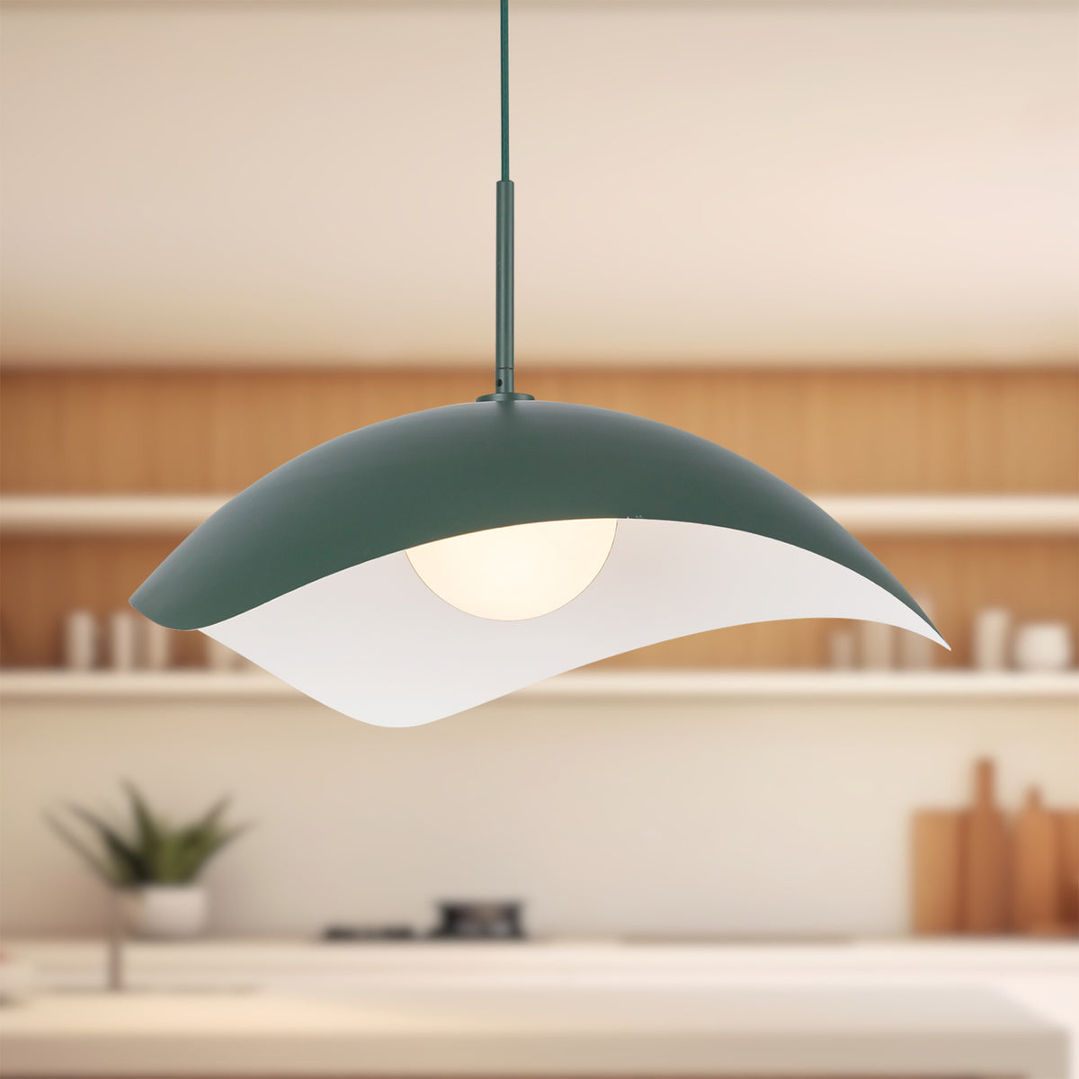 Suspension Kirby Vert sapin – vue 5