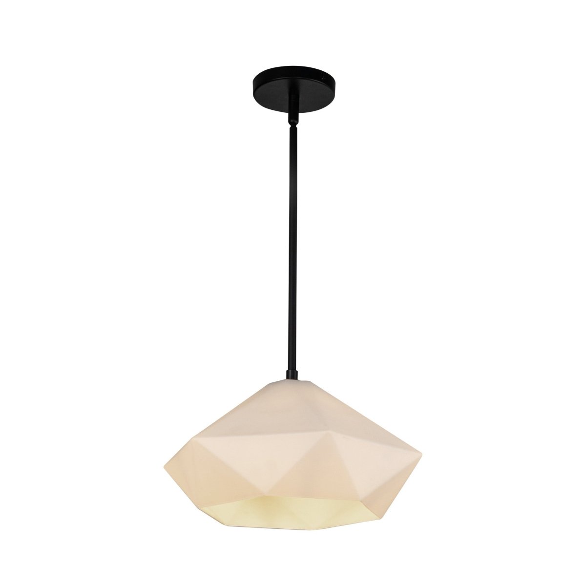 Suspension Krysta - Noir mat by Alora Lighting | Luminaires & cie