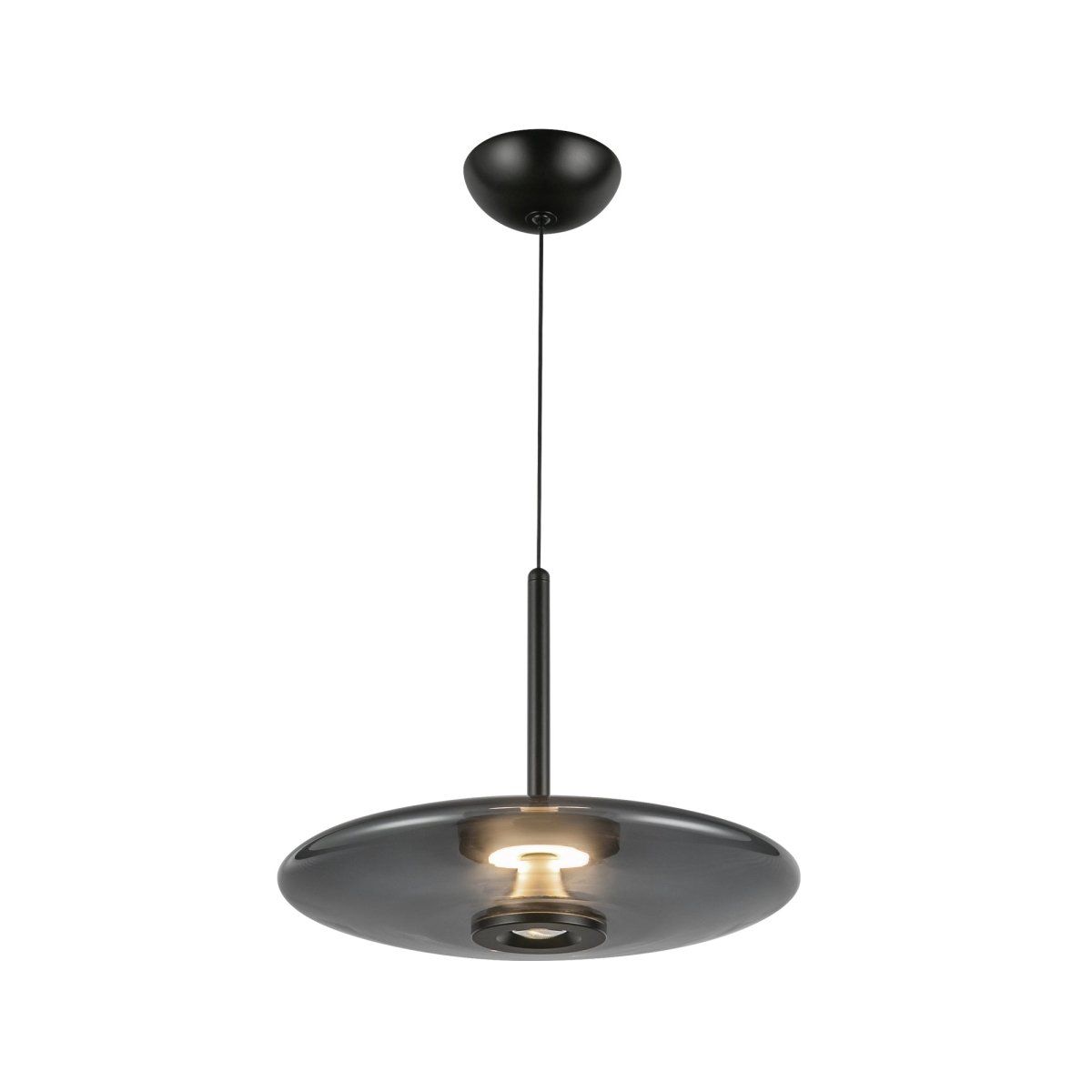 Suspension Kyoto - Verre noir / fumé by Kuzco Lighting | Luminaires & cie