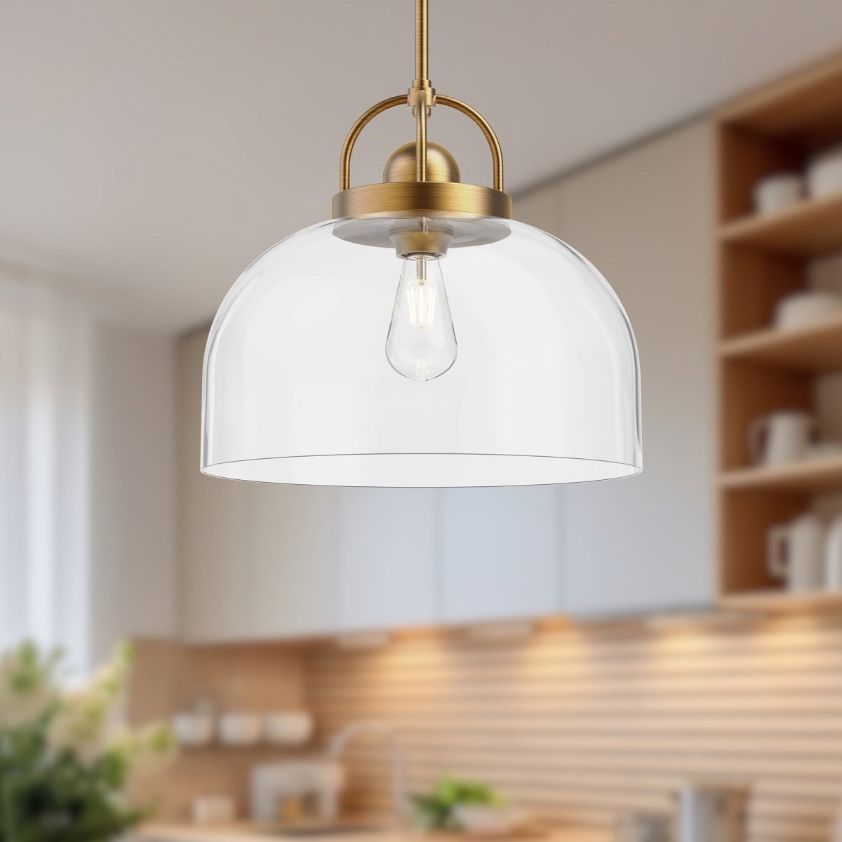 Suspension Lancaster - Or vieilli 15" by Alora Lighting | Luminaires & cie