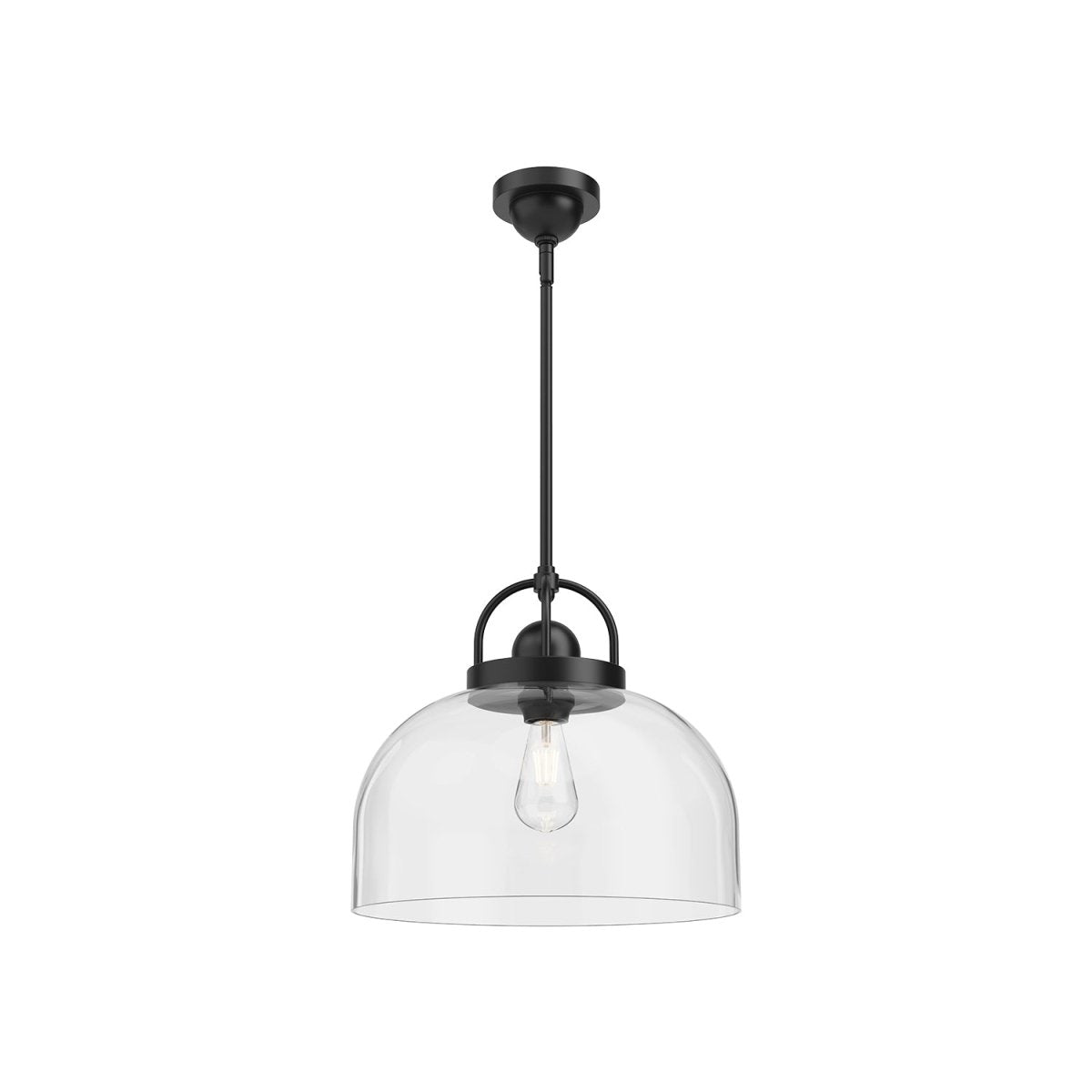 Suspension Lancaster - Noir mat 15" by Alora Lighting | Luminaires & cie