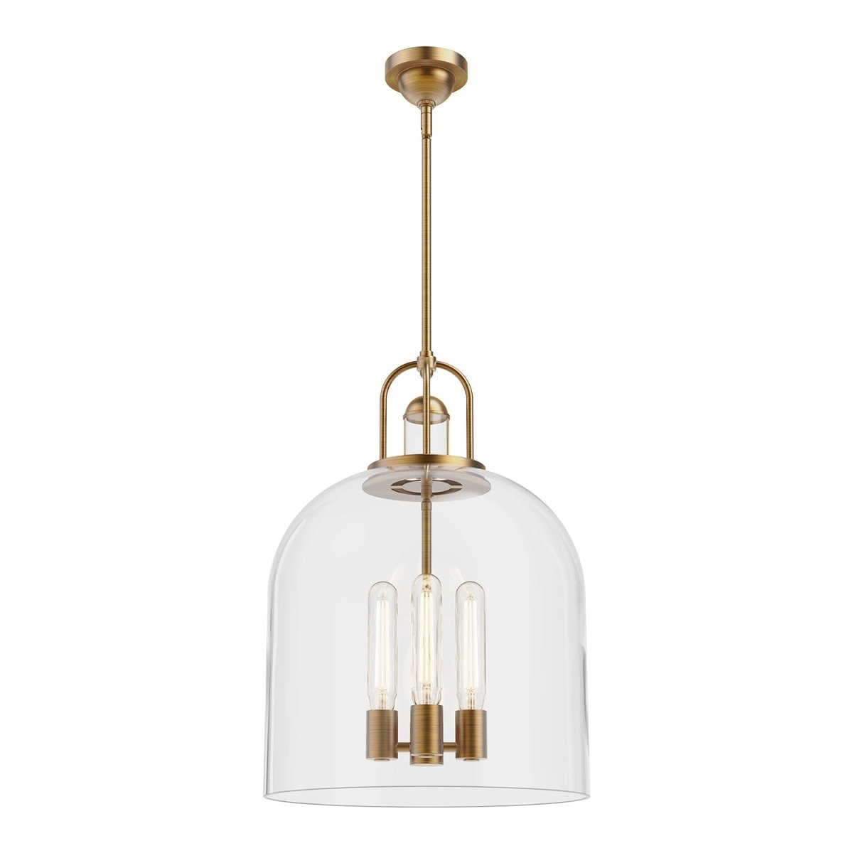 Suspension Lancaster - Or vieilli 16" by Alora Lighting | Luminaires & cie
