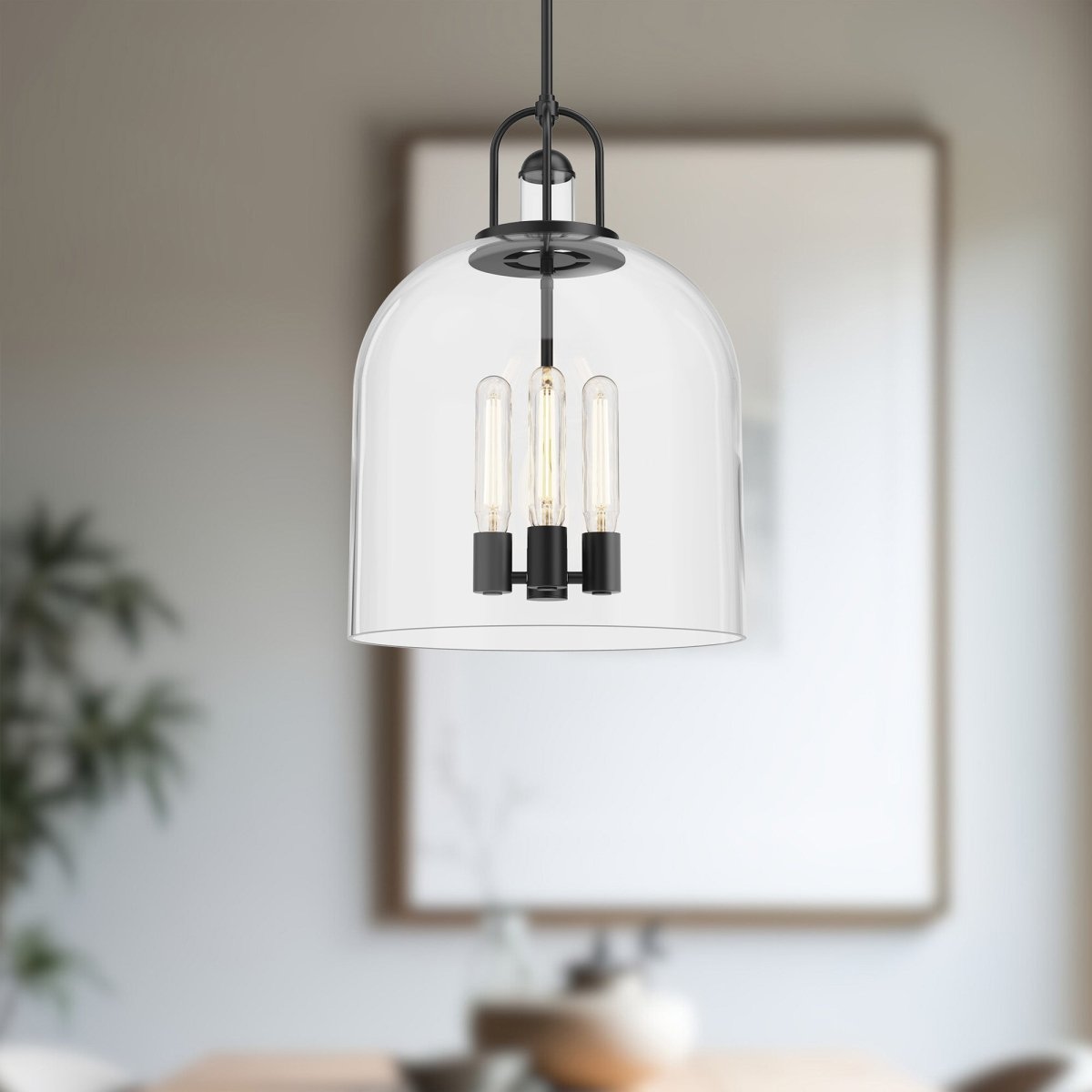 Suspension Lancaster - Noir mat 16" by Alora Lighting | Luminaires & cie