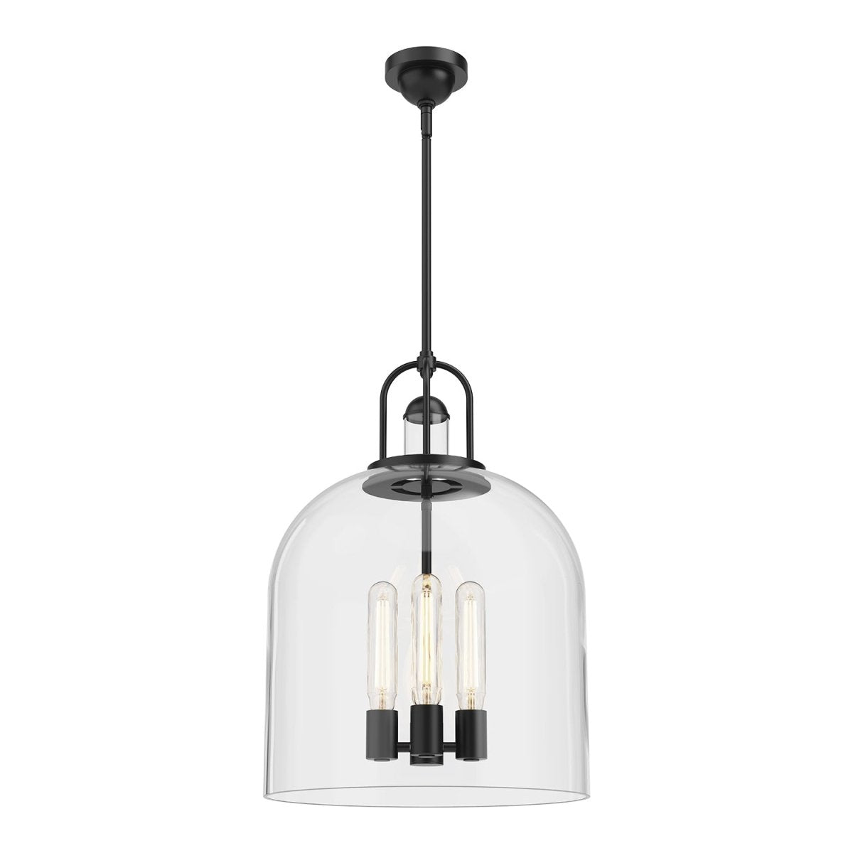 Suspension Lancaster - Noir mat 16" by Alora Lighting | Luminaires & cie
