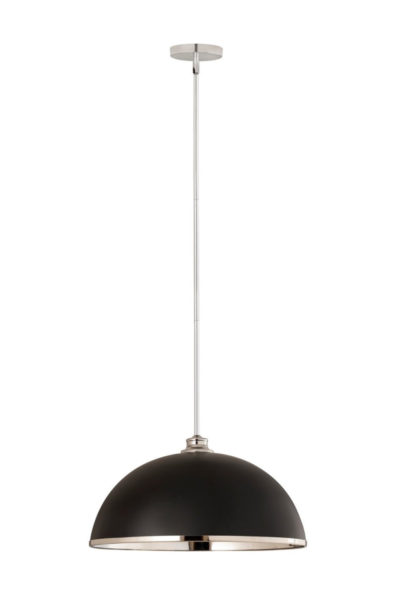 Suspension Landry - Blanc mat + Laiton bruni 20" by Z-Lite | Luminaires & cie