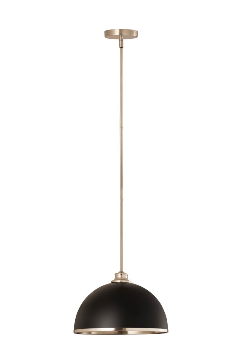 Suspension Landry - Blanc mat + Laiton bruni 20" by Z-Lite | Luminaires & cie