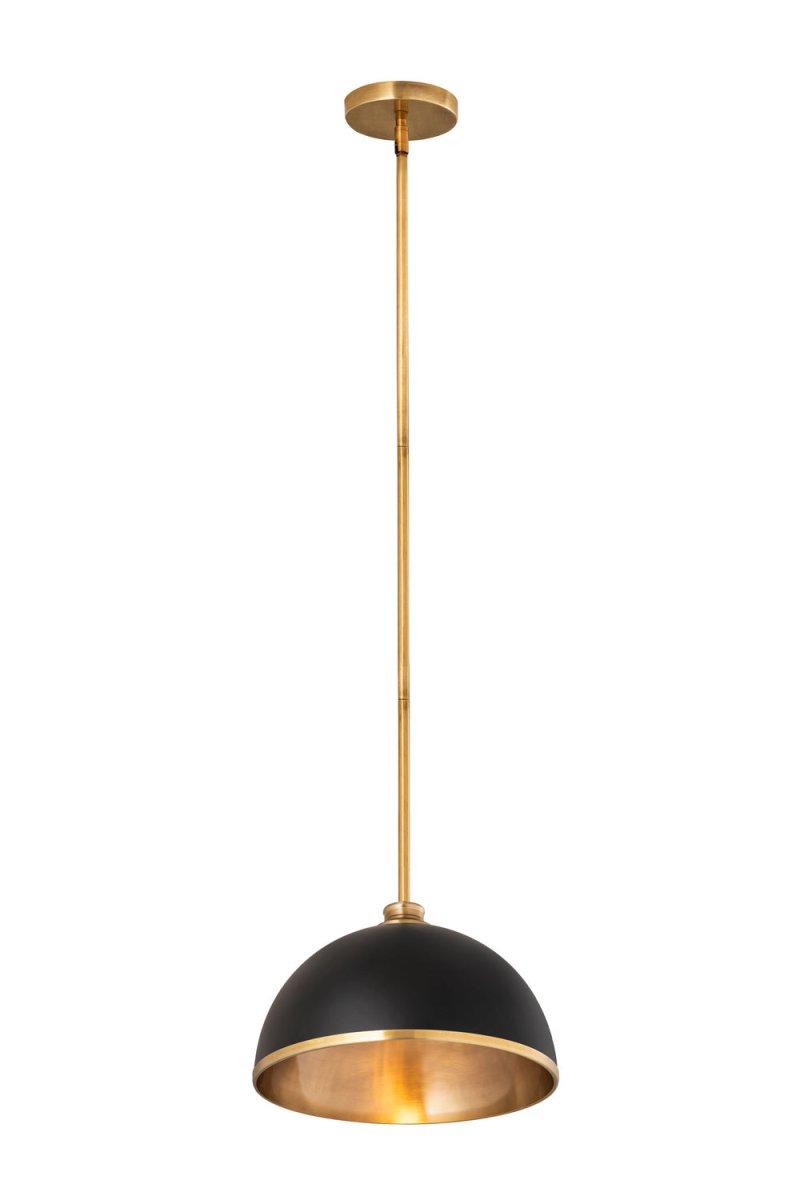 Suspension Landry - Blanc mat + Laiton bruni 20" by Z-Lite | Luminaires & cie