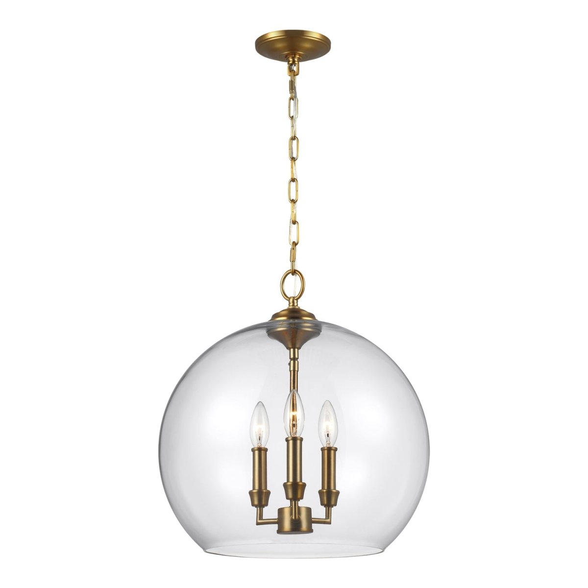 Suspension Lawler - Laiton bruni by Visual Comfort Studio | Luminaires & cie