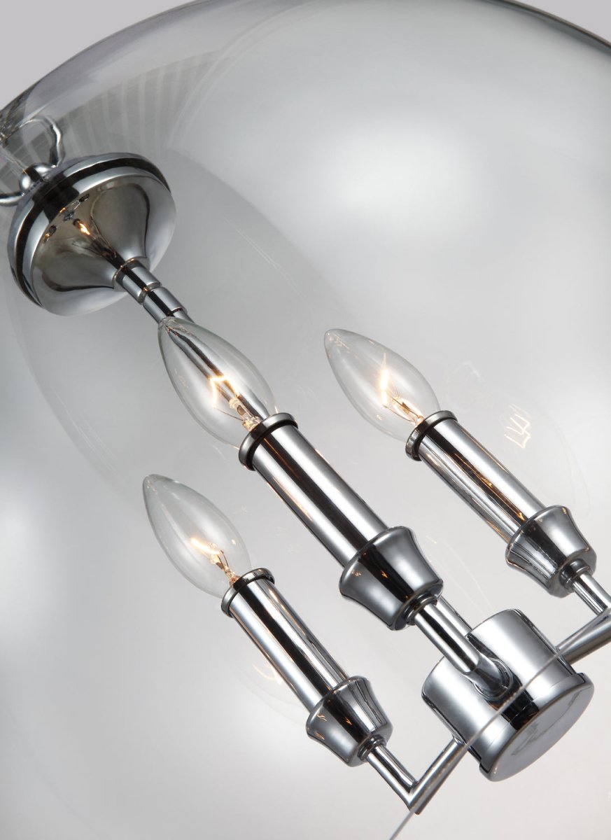 Suspension Lawler - Nickel satiné by Visual Comfort Studio | Luminaires & cie