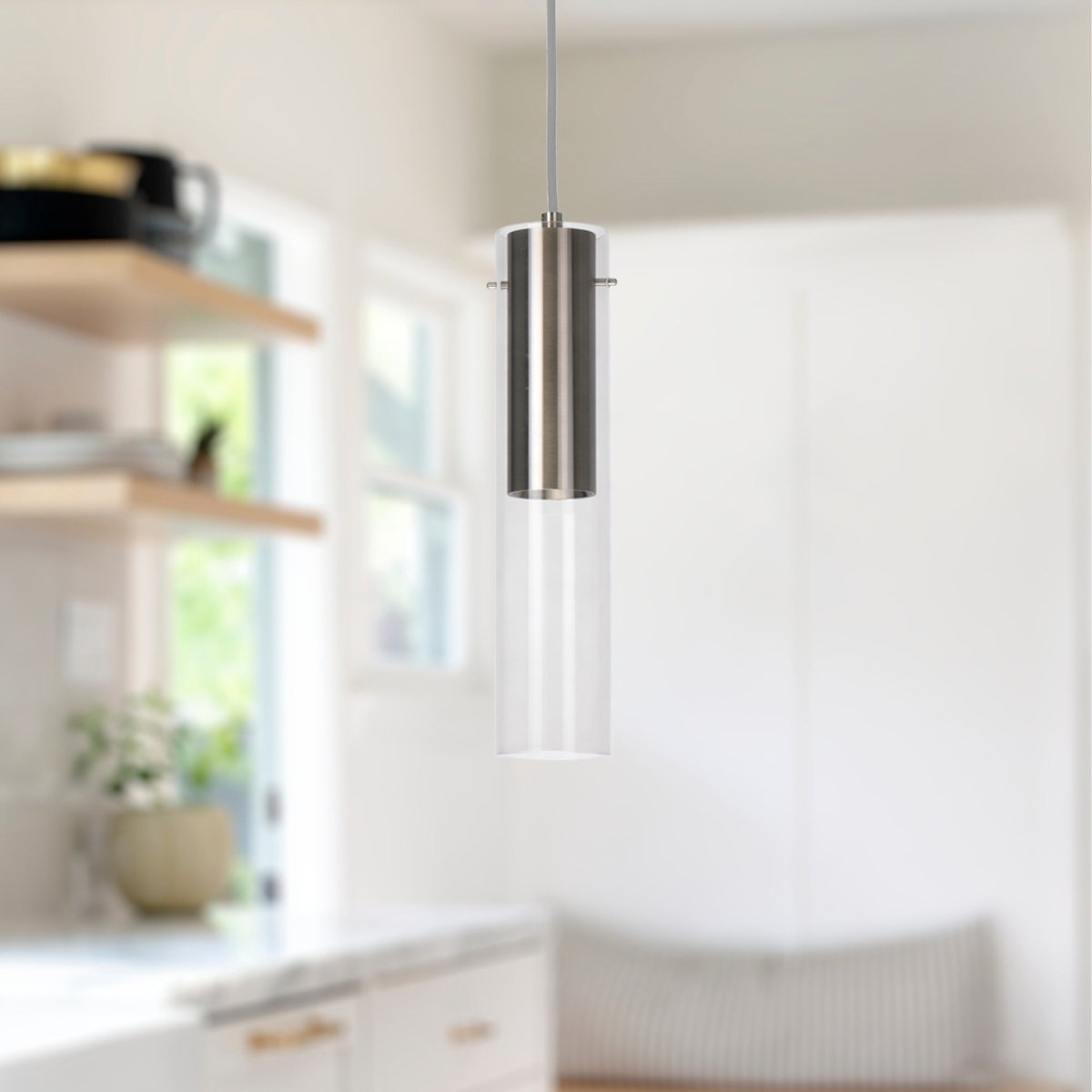 Suspension Lena - Nickel brossé by Kuzco Lighting | Luminaires & cie
