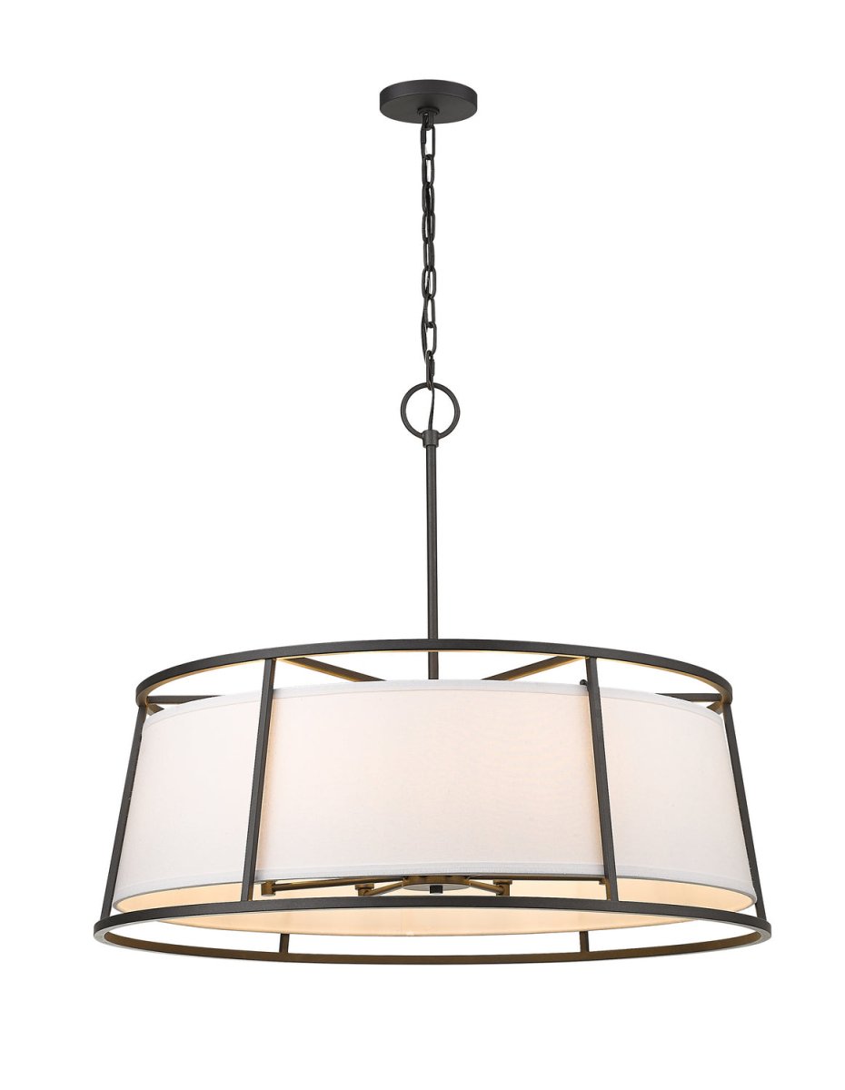 Suspension Lenyx Pendant - Minerai de fer 32" by Z-Lite | Luminaires & cie