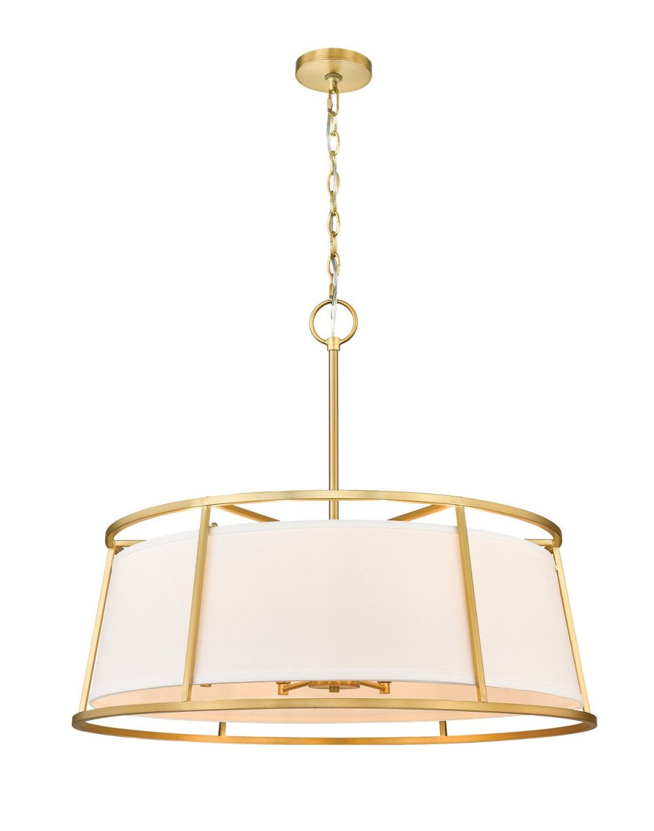 Suspension Lenyx Pendant - Laiton frotté 32" by Z-Lite | Luminaires & cie