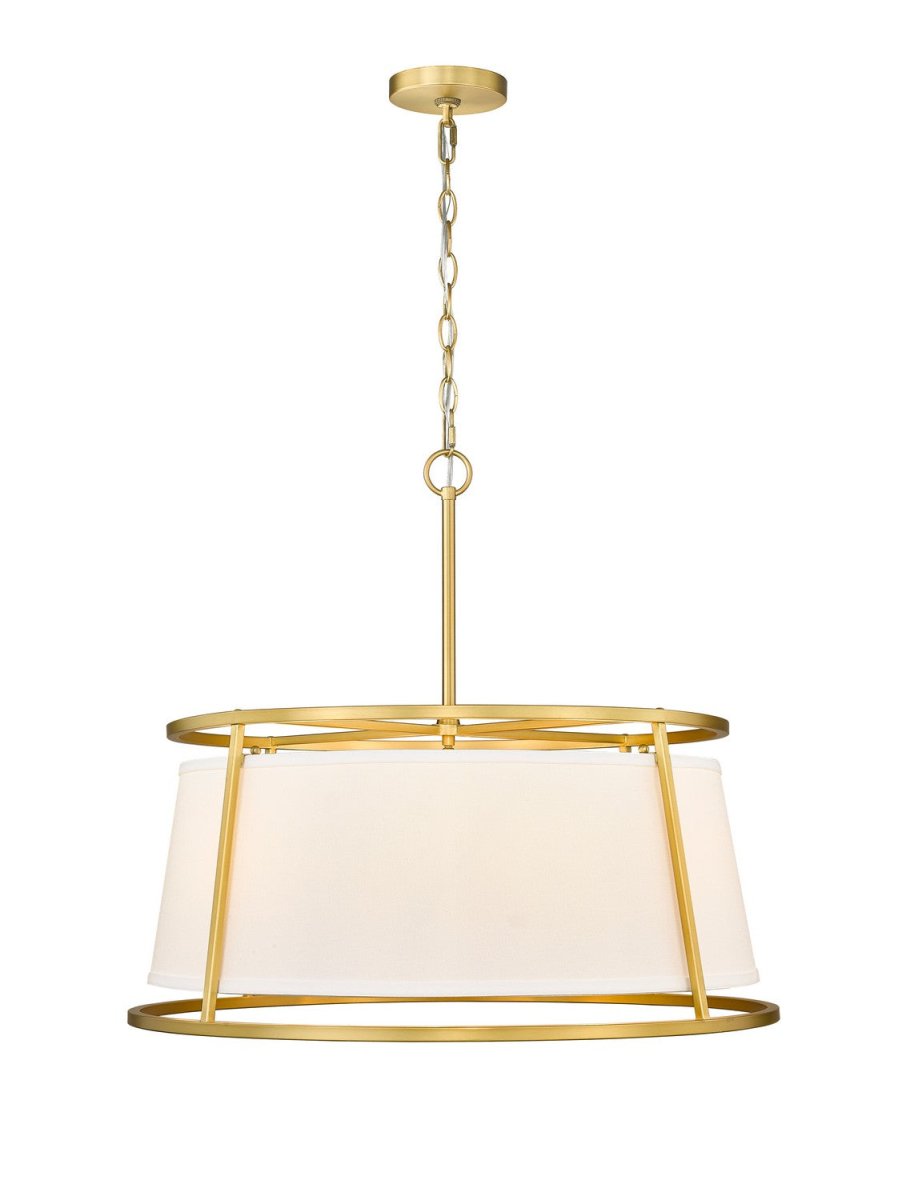 Suspension Lenyx Pendant - Laiton frotté 32" by Z-Lite | Luminaires & cie