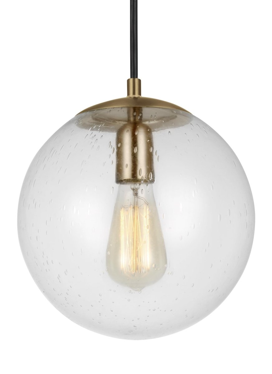 Suspension Leo - Hanging Globe CL - Laiton satiné 10" by Visual Comfort Studio | Luminaires & cie