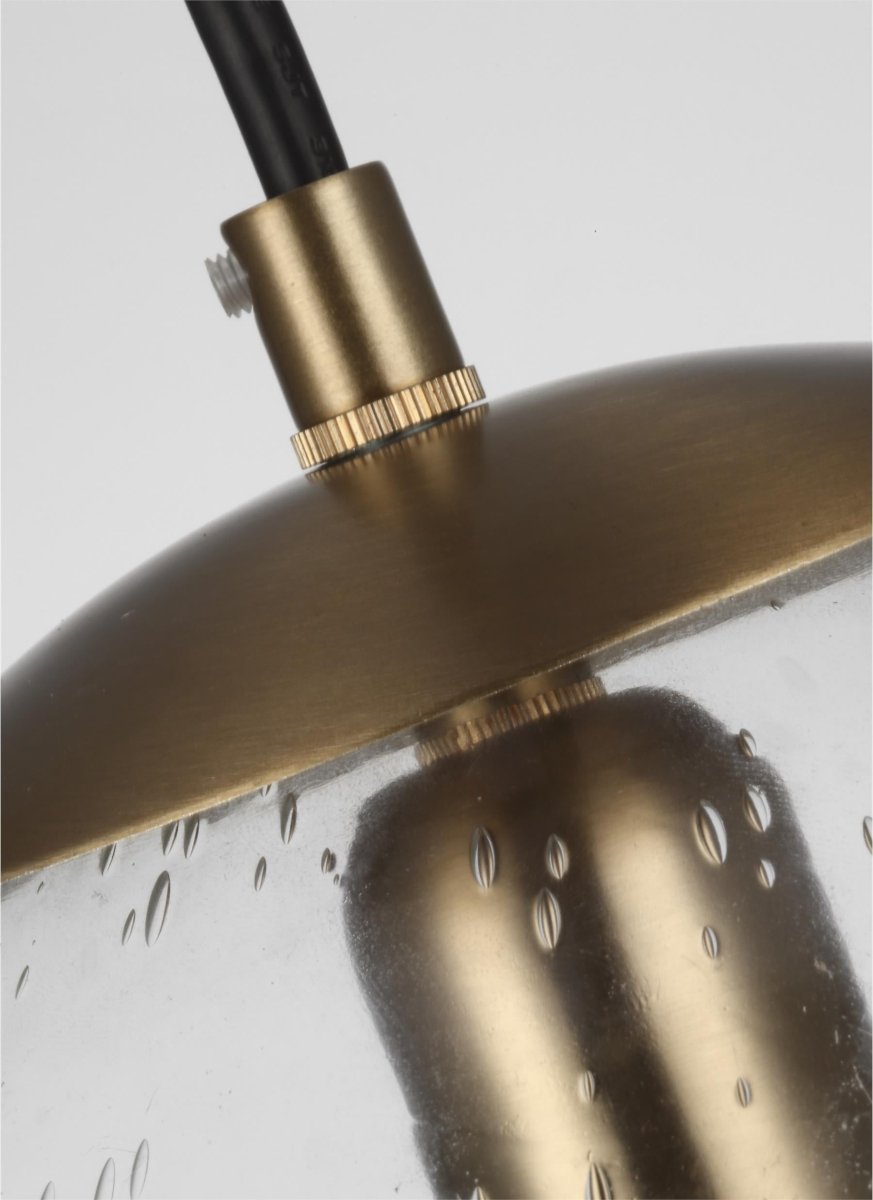 Suspension Leo - Hanging Globe CL - Laiton satiné 10" by Visual Comfort Studio | Luminaires & cie
