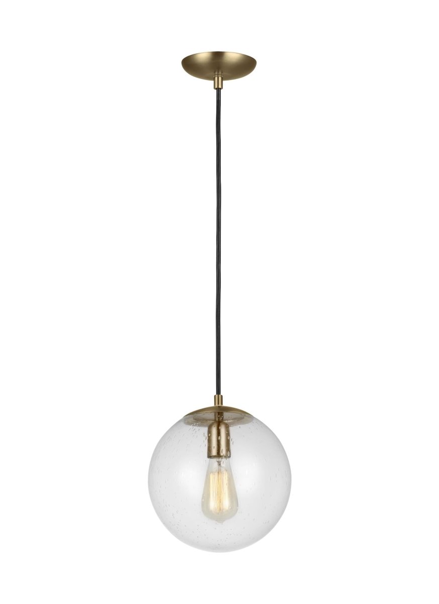 Suspension Leo - Hanging Globe CL - Laiton satiné 10" by Visual Comfort Studio | Luminaires & cie