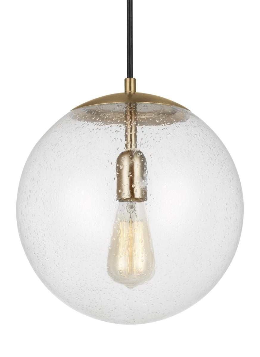 Suspension Leo - Hanging Globe CL - Laiton satiné 12" by Visual Comfort Studio | Luminaires & cie