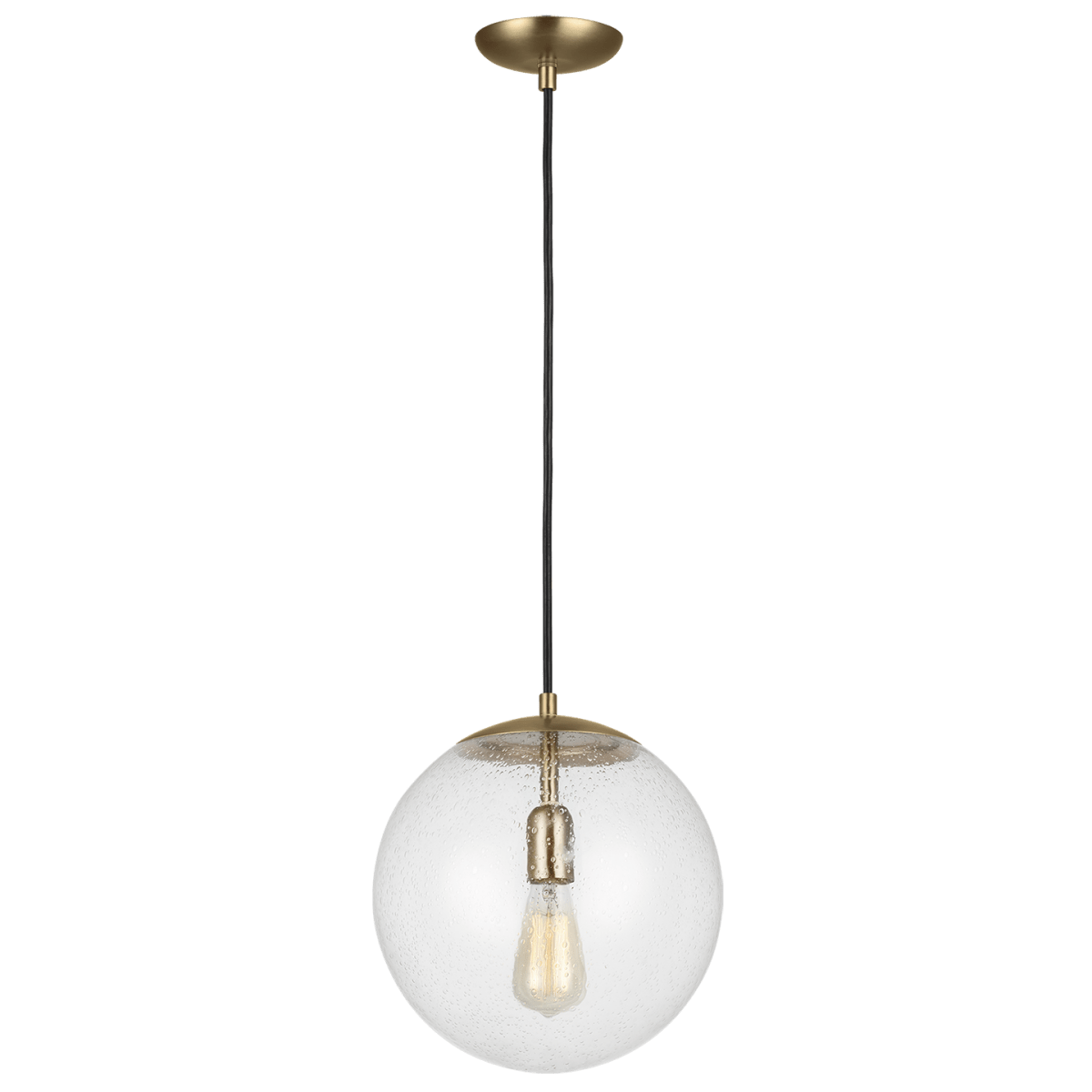 Suspension Leo - Hanging Globe CL - Laiton satiné 12" by Visual Comfort Studio | Luminaires & cie
