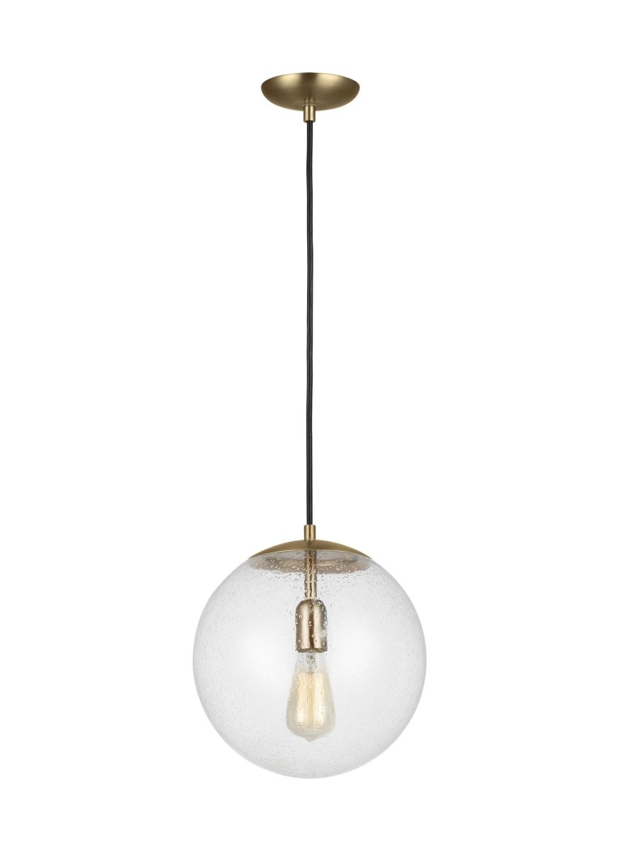 Suspension Leo - Hanging Globe CL - Laiton satiné 12" by Visual Comfort Studio | Luminaires & cie