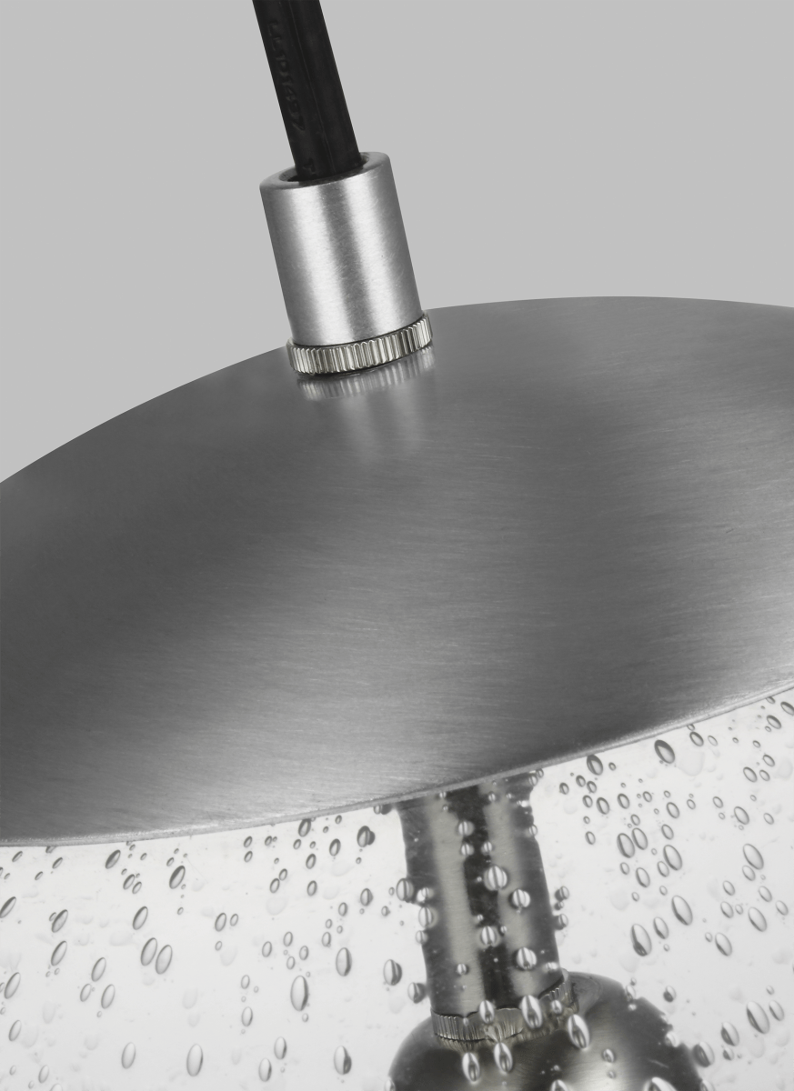 Suspension Leo - Hanging Globe CL - Aluminium satiné 14" by Visual Comfort Studio | Luminaires & cie