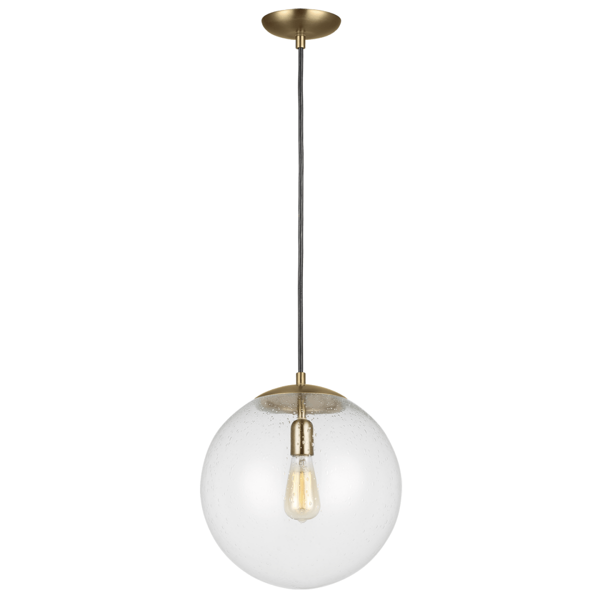 Suspension Leo - Hanging Globe CL - Laiton satiné 14" by Visual Comfort Studio | Luminaires & cie