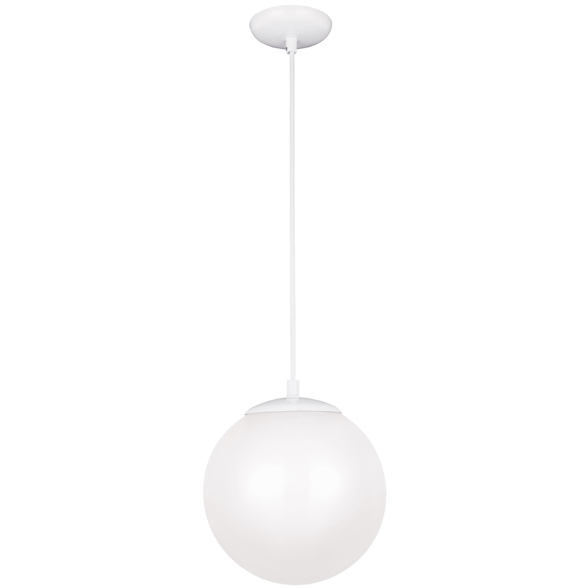 Suspension Leo - Hanging Globe M - Blanc Ampoules DEL incluses by Visual Comfort Studio | Luminaires & cie
