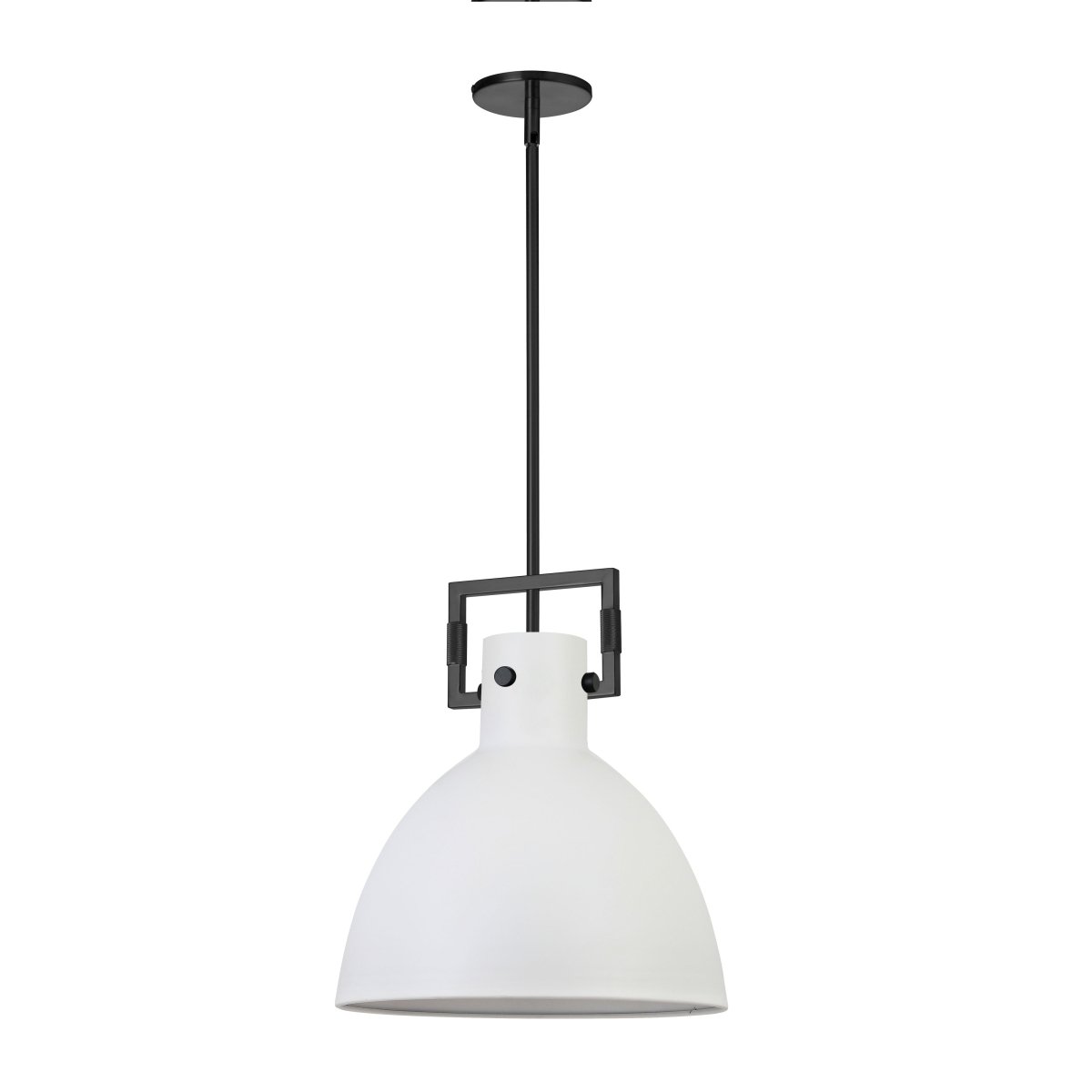 Suspension Liberty - Noir mat Blanc mat 13 3/4" by Dainolite | Luminaires & cie