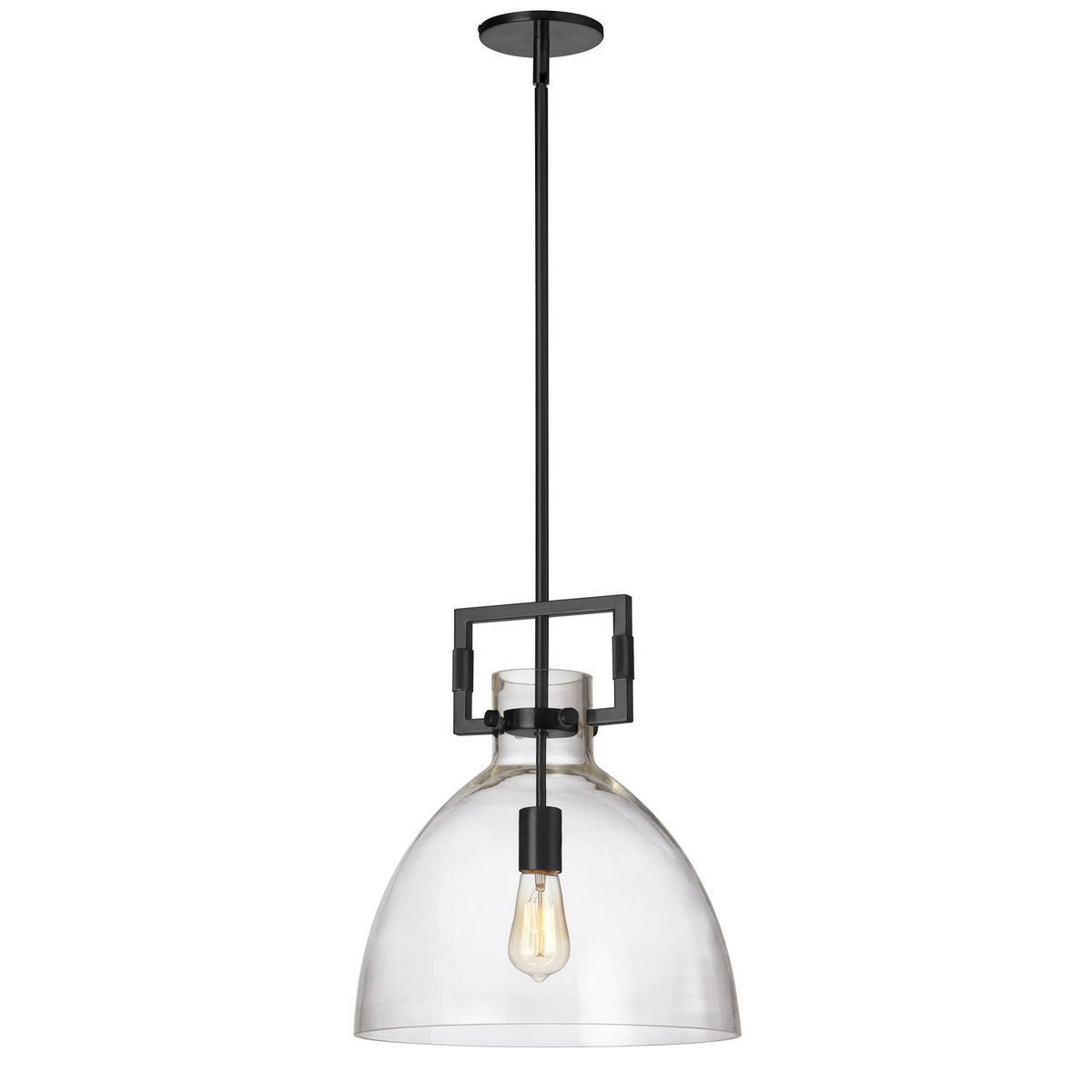 Suspension Liberty Noir mat, Transparent, 13 3/4" – Dainolite