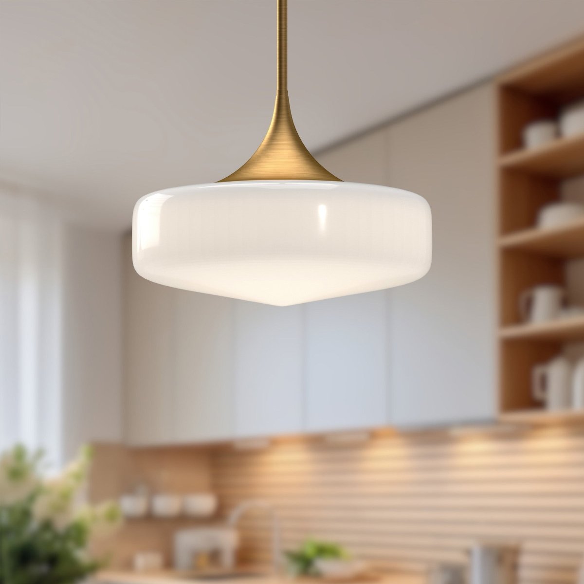 Suspension Lincoln - Or vieilli by Alora Lighting | Luminaires & cie