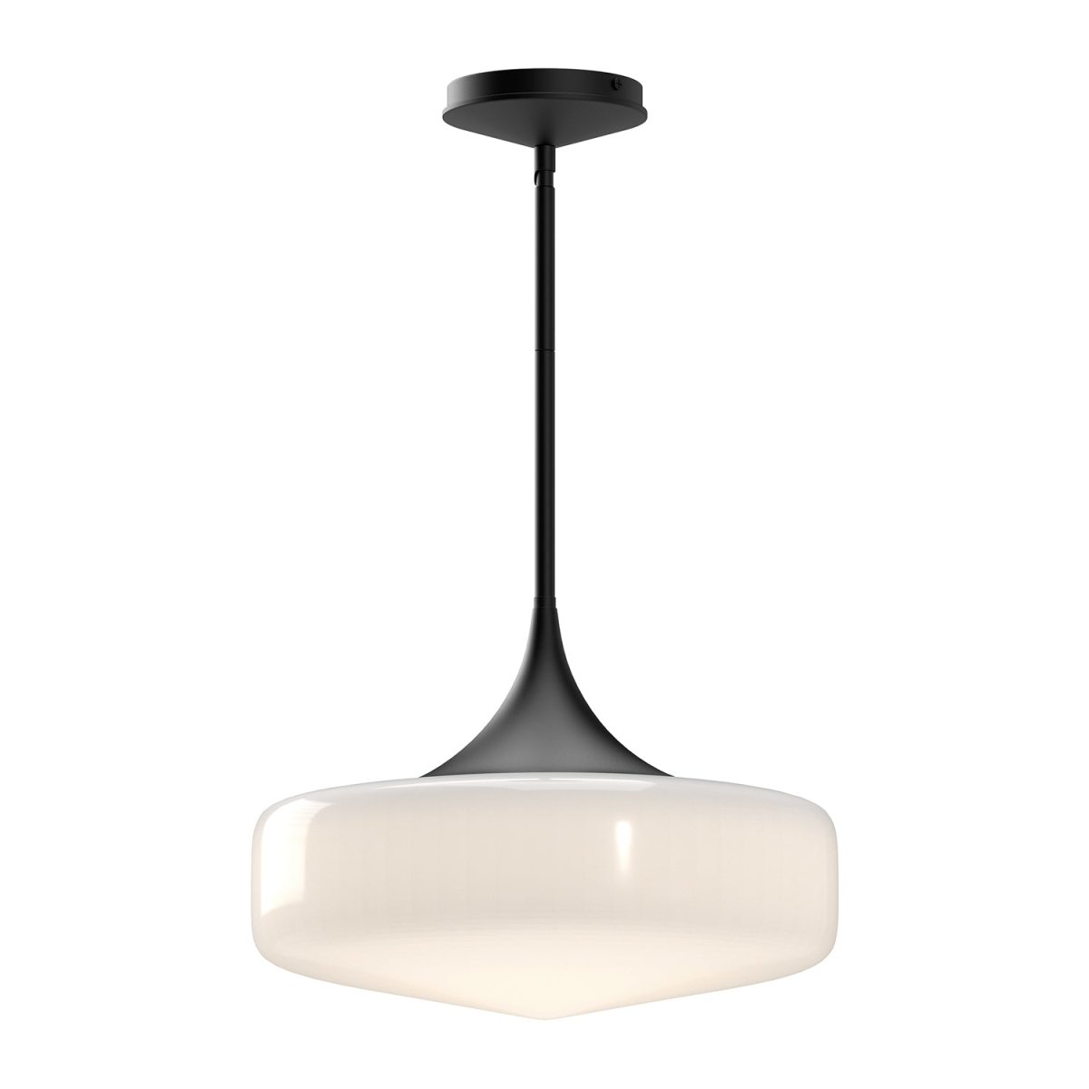 Suspension Lincoln - Noir mat by Alora Lighting | Luminaires & cie