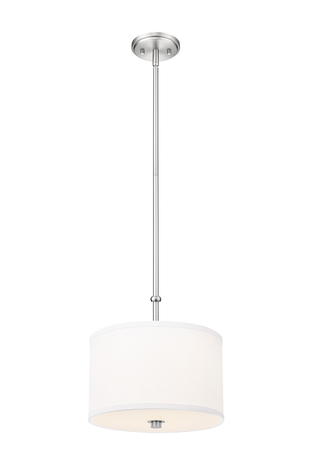 Suspension Linden Nickel brossé, 12" – Z-Lite