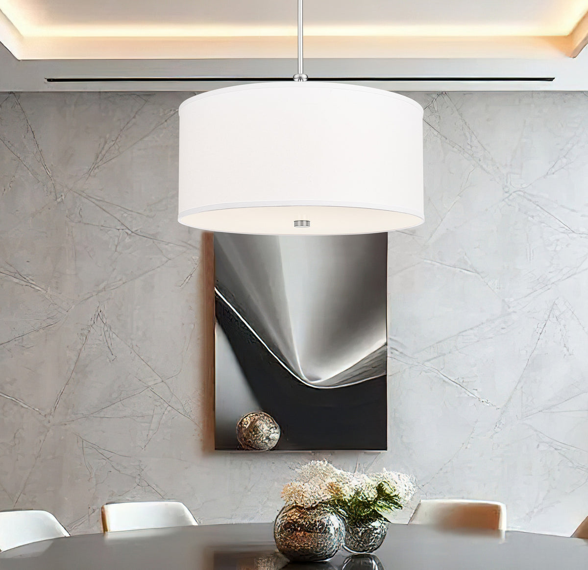 Suspension Linden Nickel brossé, 24" – vue 8