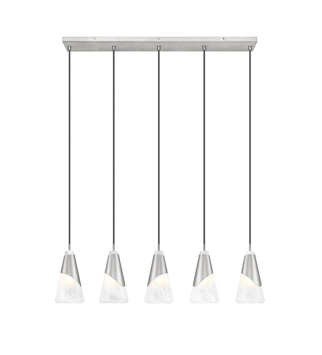 Suspension linéaire Aimie - Or moderne 7" 7 by Z-Lite | Luminaires & cie