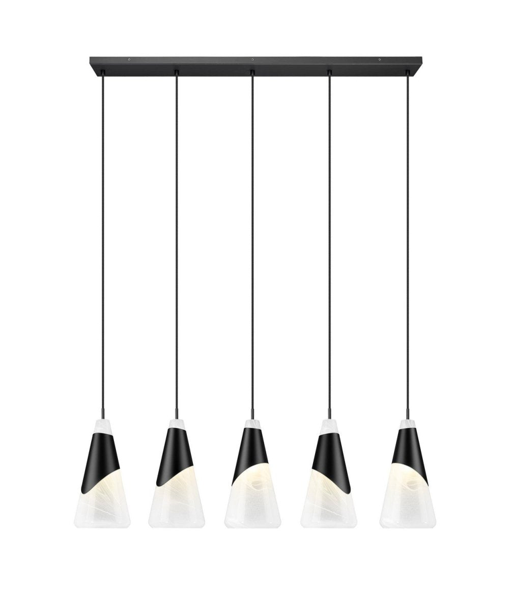 Suspension linéaire Aimie - Or moderne 7" 7 by Z-Lite | Luminaires & cie