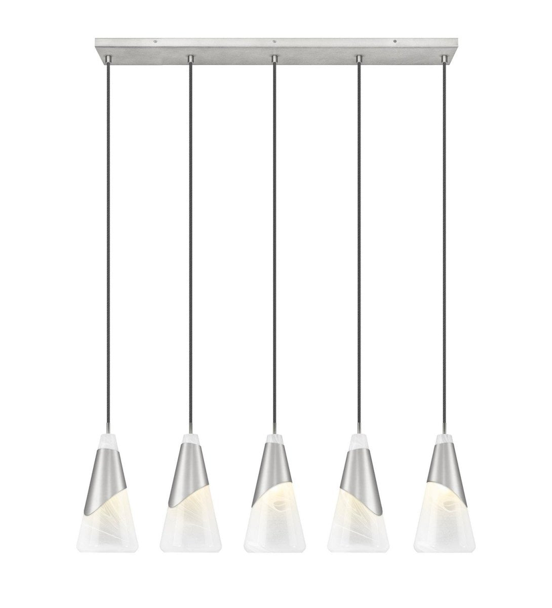 Suspension linéaire Aimie - Or moderne 7" 7 by Z-Lite | Luminaires & cie
