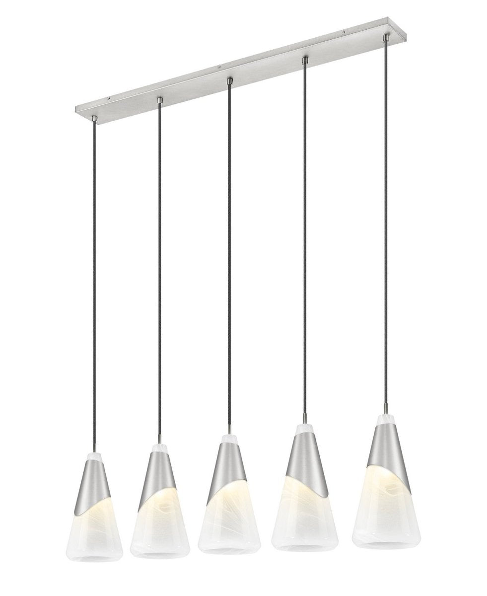 Suspension linéaire Aimie - Or moderne 7" 7 by Z-Lite | Luminaires & cie