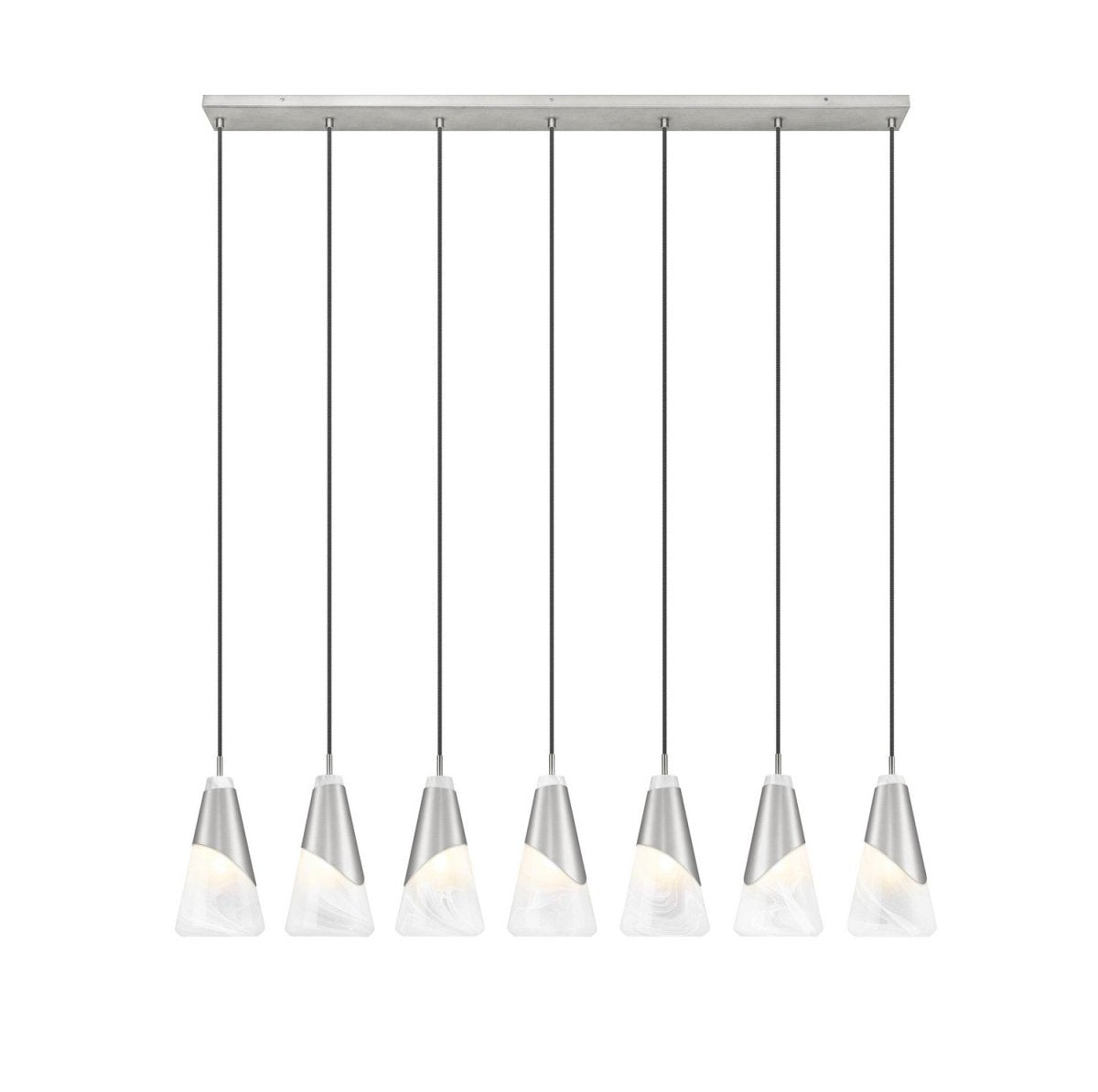 Suspension linéaire Aimie - Or moderne 7" 7 by Z-Lite | Luminaires & cie